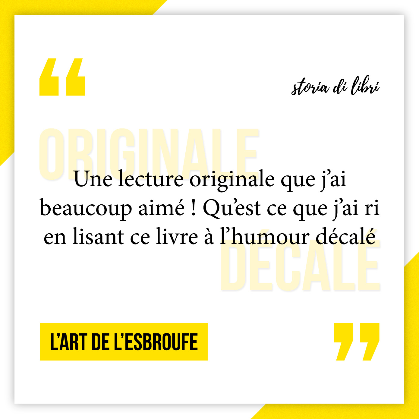 Avis lecture de L'art de l'esbroufe : le livre pour briller en société !